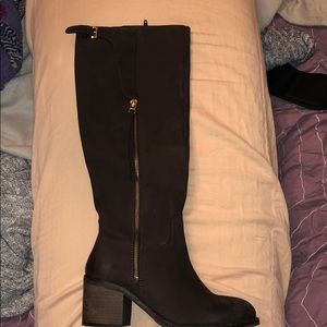 Steve Madden riding boots dark brown